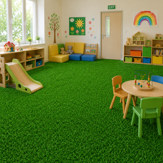 Gazon Artificial Pentru Interior, 2 m x 25 m, Grosime 2cm, Verde