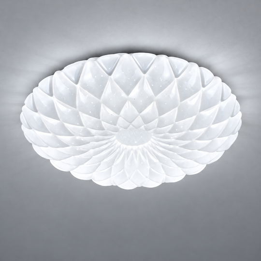 Plafonieră PL154 LED 35 cm, 31W, 3000K / 4000K / 6000K, Alb, Metal si Acril