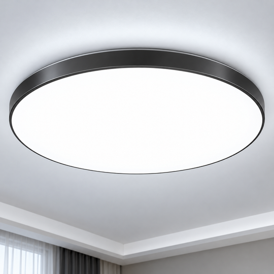 Plafoniera LED SOLIS 47cm 70W Lumina Rece Negru