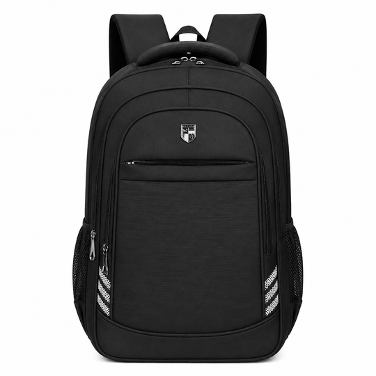 Rucsac Travel Business NAKHCHIVAN, 51x34x15 cm, Oxford, Negru si Alb