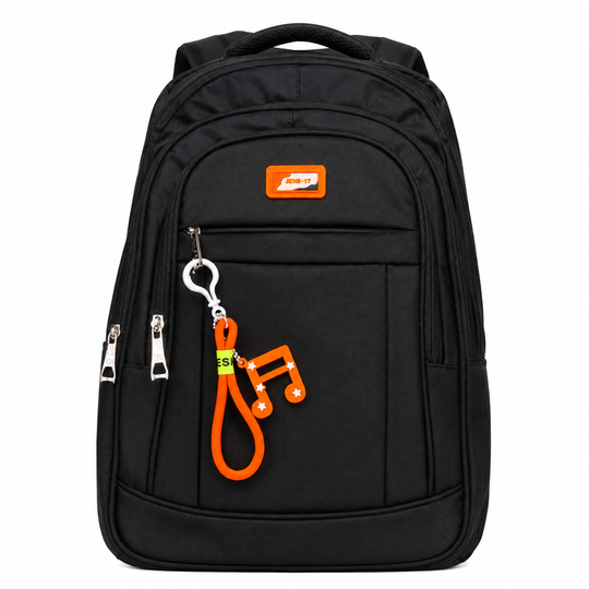 Rucsac Travel Business TALOYOAK, 47x33x15 cm, Oxford, Negru si Portocaliu