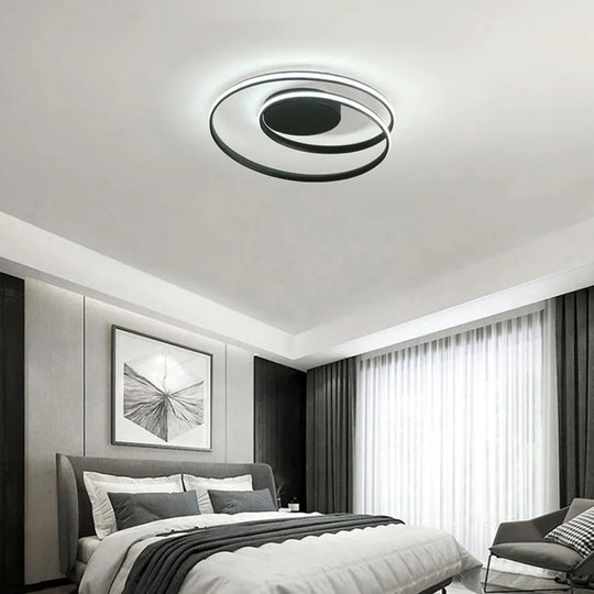 Lustra LED cu telecomanda VECTOR ARCADIA 56W, lumina Rece/Calda/Neutra, Dimabila, Negru Lustre LED cu Telecomanda Default Title Alessandro Design