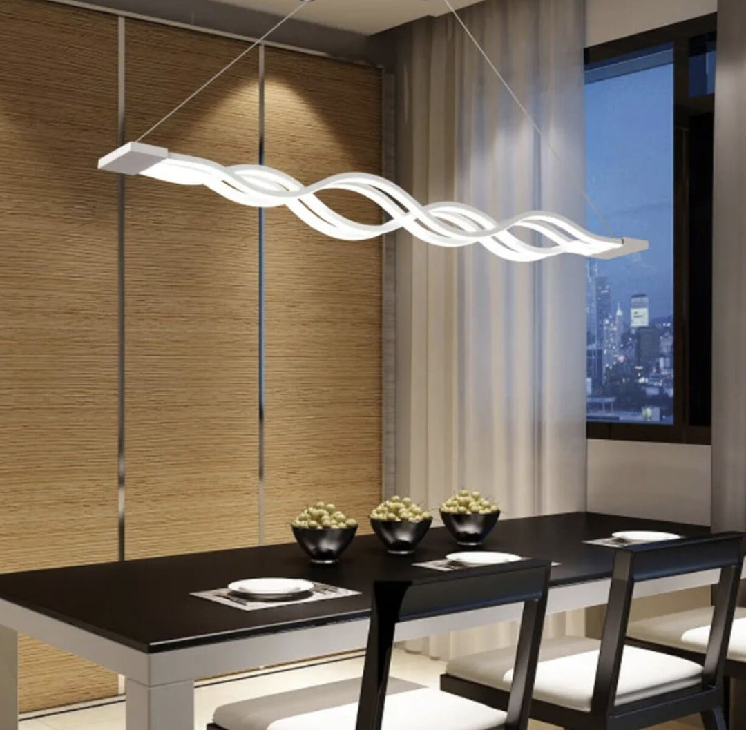 lustra led suspendata
