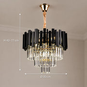 Candelabru Cristal BLOIS Petito 3xE14, Diametru 30cm, Negru, Inaltime Reglabila - 01_CC110:300BK.png