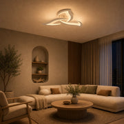 Lustra LED cu telecomanda LOTUS 32W, 3 Petale, lumina Rece/Calda/Neutra, Dimabila, Alb - LT660-3WH_dimming.png