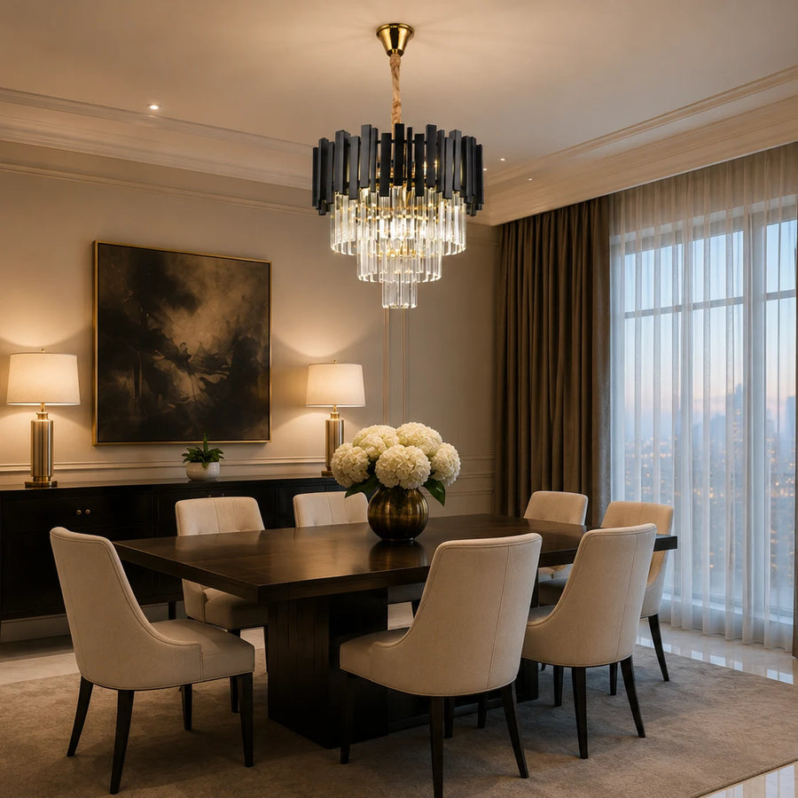 Candelabru Cristal BLOIS Petito 3xE14, Diametru 30cm, Negru, Inaltime Reglabila - 04_CC110:300BK.png