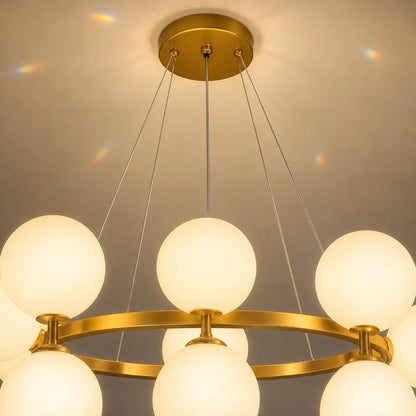 Lustra LOFT Chamber, 15x G9, Alb Auriu, Metal, Inaltime Reglabila, Modern - 04_LC802-15GD.png