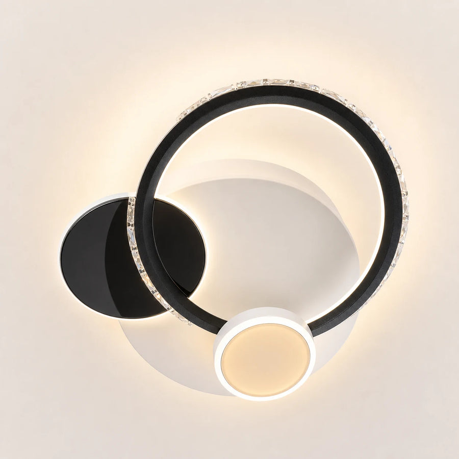 Lustra LED cu cristal PRISMIQ 45W, 3 Cercuri, lumina Rece/Calda/Neutra, Negru - 03_LL654-300BK.png