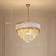 Candelabru Cristal VERSAILLES Eleganza 8x E14, Diametru 50cm, Auriu Lucios si Alb, Inaltime Reglabila - 06_CC900-500WH.png