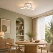 Lustra LED cu telecomanda LOTUS 32W, 3 Petale, lumina Rece/Calda/Neutra, Dimabila, Alb - LT660-3WH_tone.png