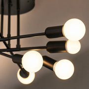 Lustra Clasica Modernist Octa, 8x E27, Negru, Design Modern, Metal, Fara Abajur - 04_LC360-8BK.png