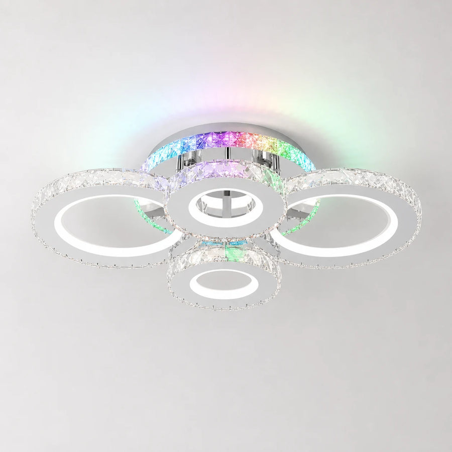 Lustra LED cu telecomanda si cristal NOVA ROTONDA RGB 82W, 4 Cercuri, lumina Rece/Calda/Neutra, Dimabila, Crom - 11_LT075-4.png