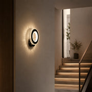 Aplica LED NOVA Rotonda, 16W, Negru & Inox, lumina Calda/Rece/Neutra - 12_AL073-1BK.png