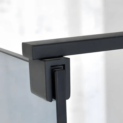 Paravan duș Walk-In 100x195 cm, sticlă securizată 8 mm, gri, profil metalic rezistent