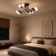 Lustra Clasica Modernist Octa, 8x E27, Negru, Design Modern, Metal, Fara Abajur - 16_LC360-8BK.png