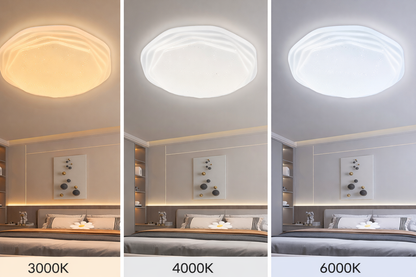 Plafonieră PL152 LED 35 cm, 31W, 3000K / 4000K / 6000K, Alb, Metal si Acril