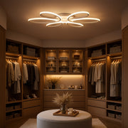 Lustra LED cu telecomanda ELIZA, 63W, lumina Rece/Calda/Neutra, Dimabila, Alb