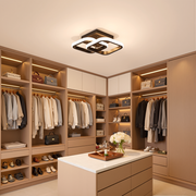 Lustra LED VERTEX Matrix Romburi Suprapuse, Rame Metalice, 24W, 2 Romburi, Lumina Rece/Calda/Neutra 3000K/4000K/6000K, Negru, Metal si Silicon