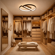 Lustra LED cu telecomanda VECTOR ARCUS 52W, 2 Elemente, lumina Rece/Calda/Neutra, Dimabila, Negru