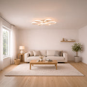 Lustra LED cu telecomanda ELIZA, 63W, lumina Rece/Calda/Neutra, Dimabila, Alb