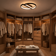 Lustra LED cu telecomanda VECTOR ARCUS 52W, 2 Elemente, lumina Rece/Calda/Neutra, Dimabila, Negru