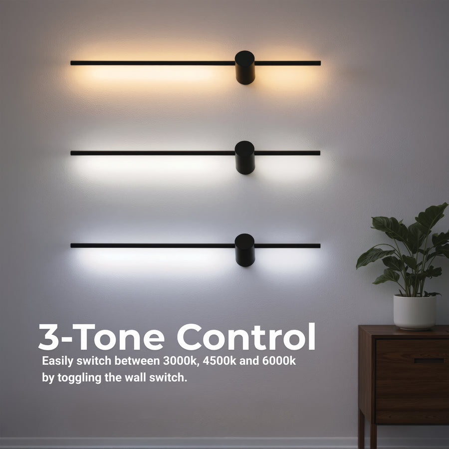 Aplica LED Angelique 24W Alb Negru