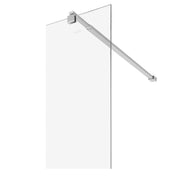 Paravan duș Walk-In 100x195 cm, sticlă securizată 8 mm, transparentă, profil metalic rezistent