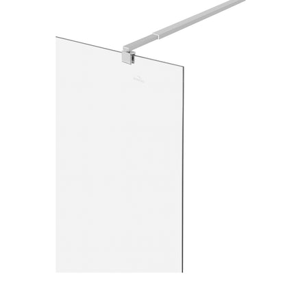 Paravan duș Walk-In 100x195 cm, sticlă securizată 8 mm, transparentă, profil metalic rezistent