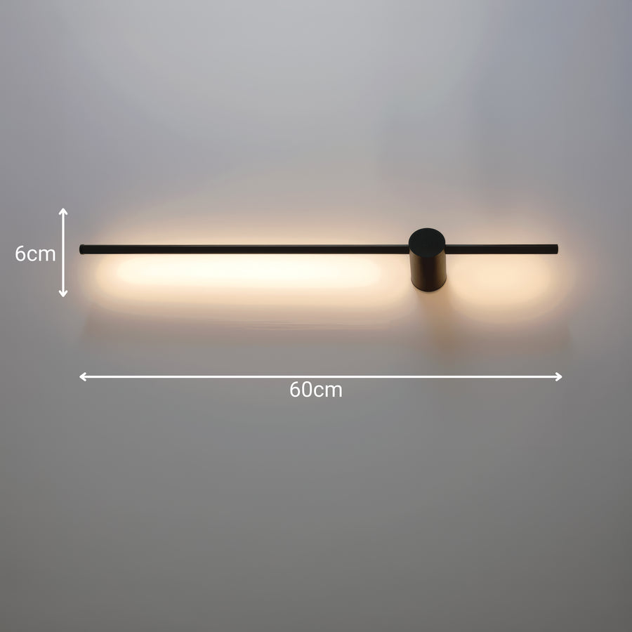 Aplica LED Angelique 24W Alb Negru