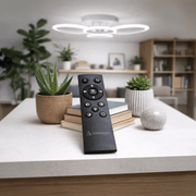 Lustra LED cu telecomanda  BETTY 43W, 4 Cercuri, lumina Rece/Calda/Neutra, Dimabila, Alb