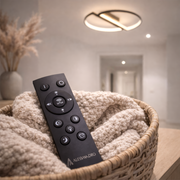 Lustra LED cu telecomanda VECTOR ARCUS 52W, 2 Elemente, lumina Rece/Calda/Neutra, Dimabila, Negru