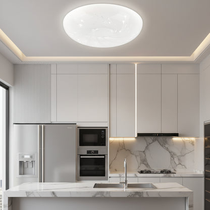Plafonieră LED 35 cm, 31W, 3000K / 4000K / 6000K, Alb, Metal si Acril