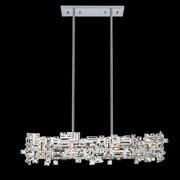 Candelabru Cristal RZ-2/780x280GD , 10xE14, 78X28cm, Inaltime Reglabila, Design Elegant