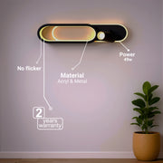 Lustra LED cu Proiector Reglabil FISSO Camilla 49W, lumina 3000/4000/6000k, Negru