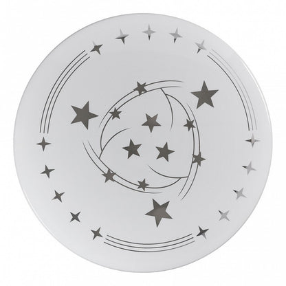 Plafonieră LED Stele 23 cm, 22W, 3000K / 4000K / 6000K, Alb, Metal si Acril