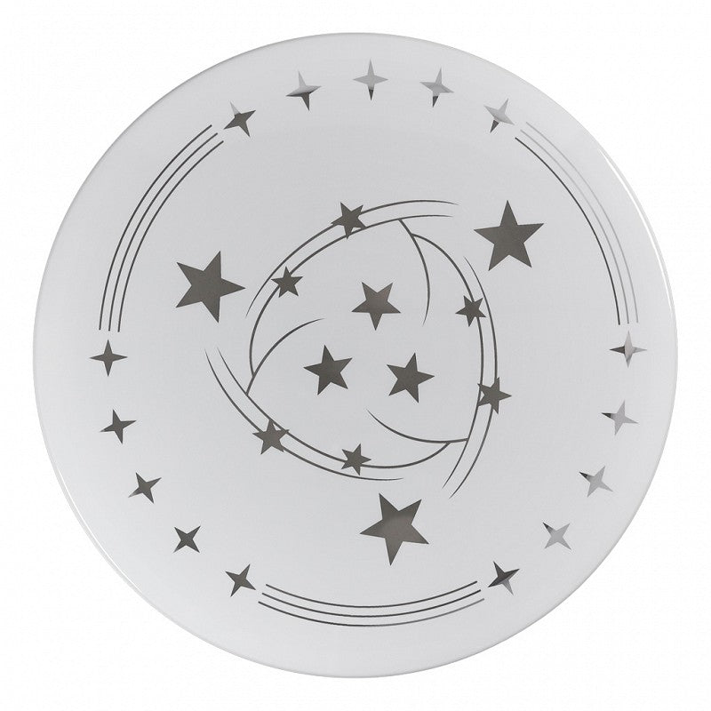 Plafonieră LED Stele 23 cm, 22W, 3000K / 4000K / 6000K, Alb, Metal si Acril