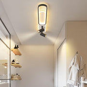 Lustra LED cu Proiector Reglabil FISSO Camilla 49W, lumina Rece/Calda/Neutra, Negru