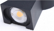 Aplica LED de Exterior AX161, 7W, Metal, Negru