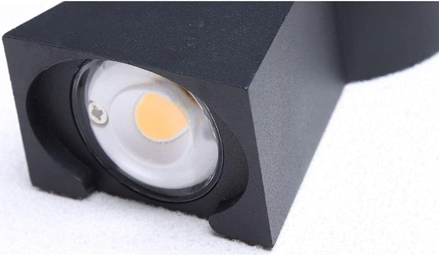 Aplica LED de Exterior AX161, 7W, Metal, Negru