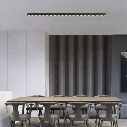 Proiector LED Liniar Aplicat Grilă 72W, Lumina Neutra 4000k, 90 surse, 2.4 metri