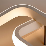 Lustra LED VERTEX Matrix, Romburi Suprapuse, Rame Metalice, 24W, 2 Romburi, Lumina Rece/Calda/Neutra 3000K/4000K/6000K, Alb