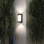 Aplica LED AX217 de Exterior si Interior, 2 Surse x 10W, Metalic, Negru, 3000K