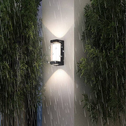 Aplica LED AX217 de Exterior si Interior, 2 Surse x 10W, Metalic, Negru, 3000K