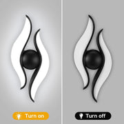 Aplica LED AX215, Exterior / Interior, 2 Surse, 12W, Negru, 3000K