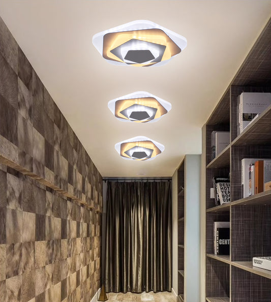 Lustra LED SIENA 28W, Diametru 23cm, lumina Rece/Calda/Neutra, Alb