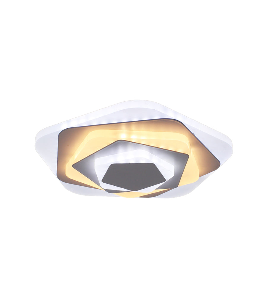 Lustra LED SIENA 40W, Diametru 23cm, lumina Rece/Calda/Neutra, Alb