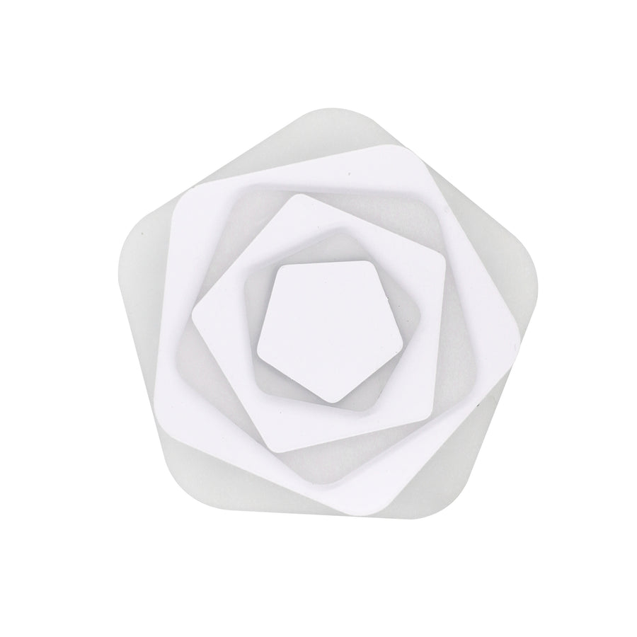 Lustra LED SIENA 40W, Diametru 23cm, lumina Rece/Calda/Neutra, Alb