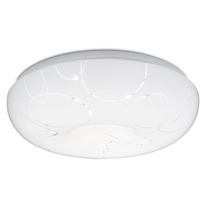 Plafonieră LED 35 cm, 32W, 3000K / 4000K / 6000K, Alb, Metal si Acril