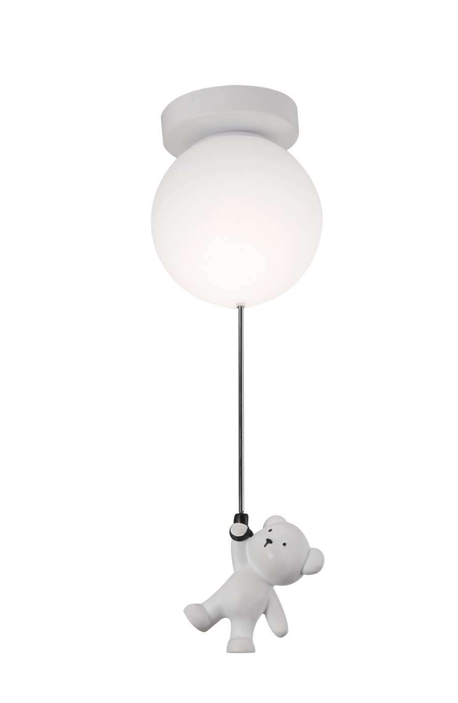 Lustra LED URSULETI Glob 20cm, Inaltime 52cm, 1xE27, Suspendata