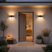 Aplica LED Exterior Ellis, 6W, 6 Surse de lumina, Lumina Calda, Negru